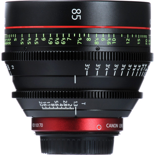 Canon CN-E 85mm T1.3 L F Cinema Prime Lens - EF Mount Canon CN-E 85mm T1.3 L F Cinema Prime Lens - EF Mount