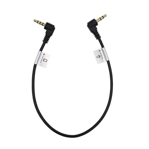 ProMaster 3.5mm TRRS (M) RA to 3.5mm TRS (M) RA - 12in ProMaster 3.5mm TRRS (M) RA to 3.5mm TRS (M) RA - 12in