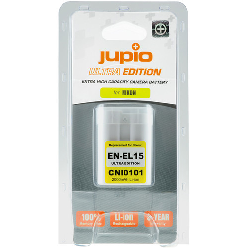 Jupio EN-EL15A Ultra Lithium-Ion Battery for Nikon Jupio EN-EL15A Ultra Lithium-Ion Battery for Nikon