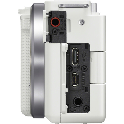 Sony ZV-E10 Mirrorless Camera with 16-50mm Lens - White