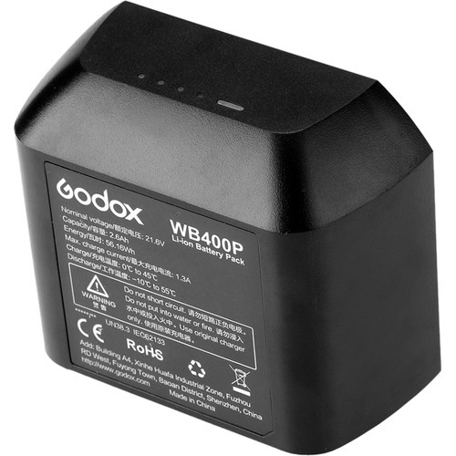 Godox WB400P Battery for AD400 Pro Flash Head Godox WB400P Battery for AD400 Pro Flash Head