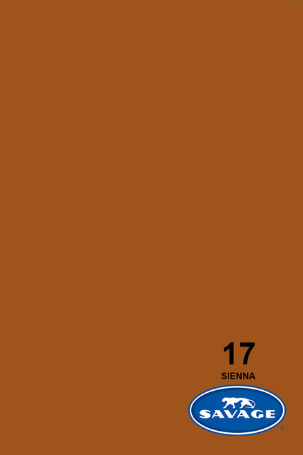 Savage Widetone Background Paper 53 Inch x 12 Yard Roll - #17 Sienna Savage Widetone Background Paper 53 Inch x 12 Yard Roll - #17 Sienna