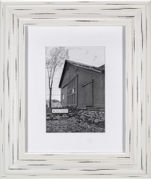 Malden Whitman 5x7/8x10 Frame - White Wash