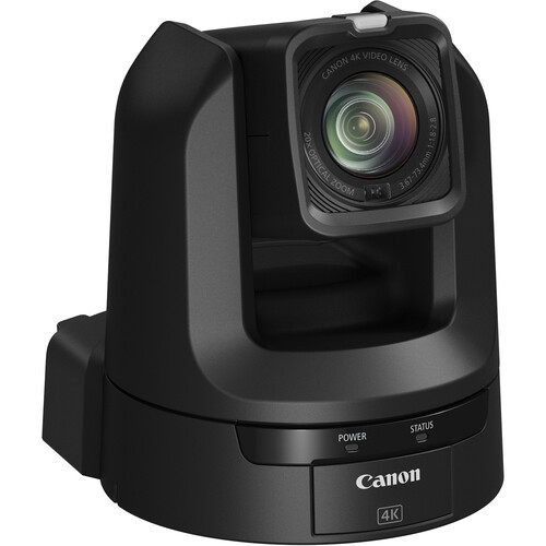 Canon CR-N500 Professional 4K NDI PTZ Camera with 15x Zoom - Black