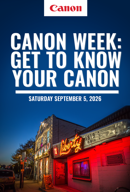 Canon Week Class: Get to Know Your Canon