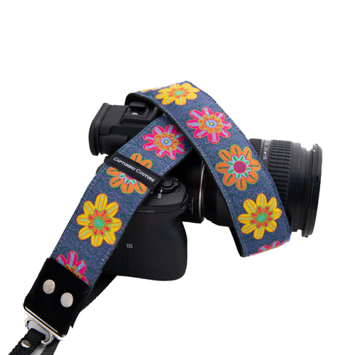 Capturing Couture 1.5in Daisy Denim Strap  Capturing Couture 1.5in Daisy Denim Strap