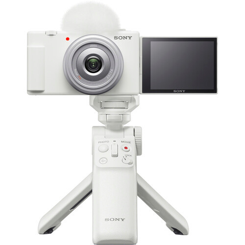 Sony Cyber-shot ZV-1F Digital Vlogging Camera - White
