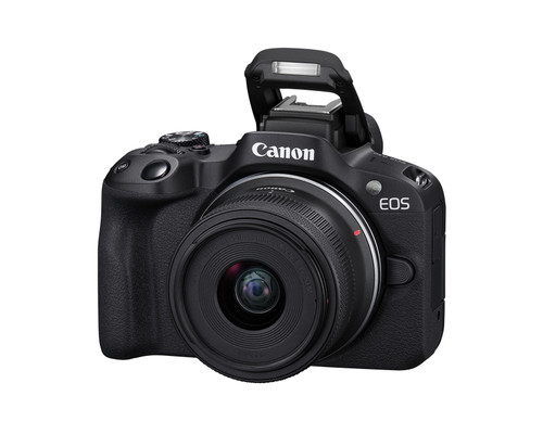 Canon EOS R50 With RF-S 18-45 f/4.5-6.3 Lens - Black