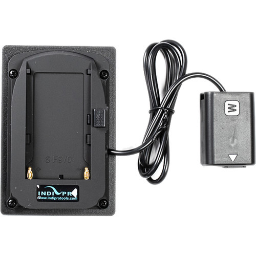 IndiPRO Tools Sony L-Series Battery Adapter Plate to Sony NP-FW50 Dummy Battery IndiPRO Tools Sony L-Series Battery Adapter Plate to Sony NP-FW50 Dummy Battery