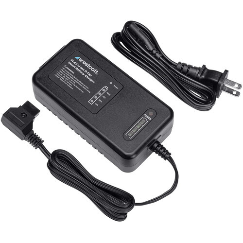 Westcott 14.8V D-Tap Lithium-Ion Battery Charger (W7146) Westcott 14.8V D-Tap Lithium-Ion Battery Charger (W7146)