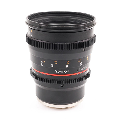 Used Rokinon 50mm T1.5 AS UMC Cine DS Lens for Sony E (EX+)
