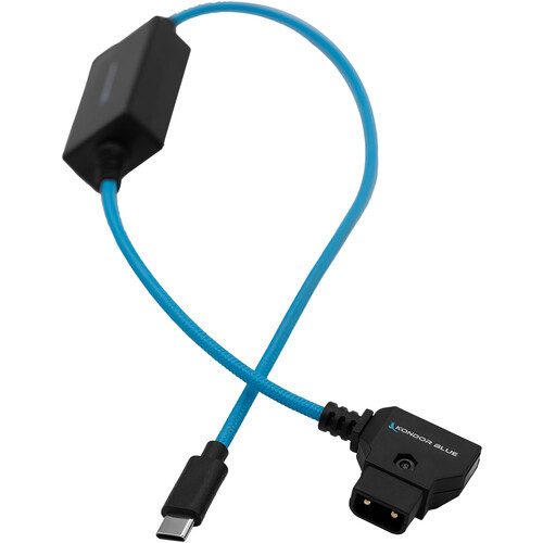 Kondor Blue Male D-Tap to 4-Port Female D-Tap Splitter Hub - 16