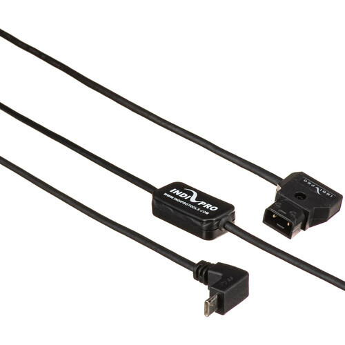  IndiPRO Tools D-Tap to Regulated Right-Angle USB Type-C Cable for GoPro HERO7/6/5 Black and HERO 2018 - 36"
