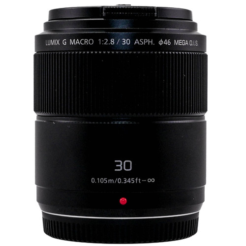 Used Panasonic Lumix G Macro 30mm f/2.8 ASPH. MEGA O.I.S. Lens (EX+) (625569976)