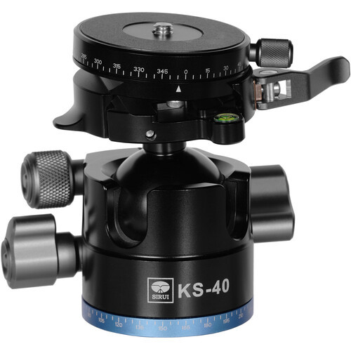 Sirui KS-40 Low Gravity QR Ball Head with Panning Arca-Type Plate (6005965) Sirui KS-40 Low Gravity QR Ball Head with Panning Arca-Type Plate (6005965)