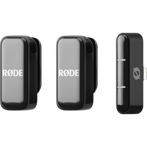 RODE Wireless Micro 2-Person Ultracompact Wireless Microphone System with USB-C Connector (2.4 GHz, Black) (3014828)