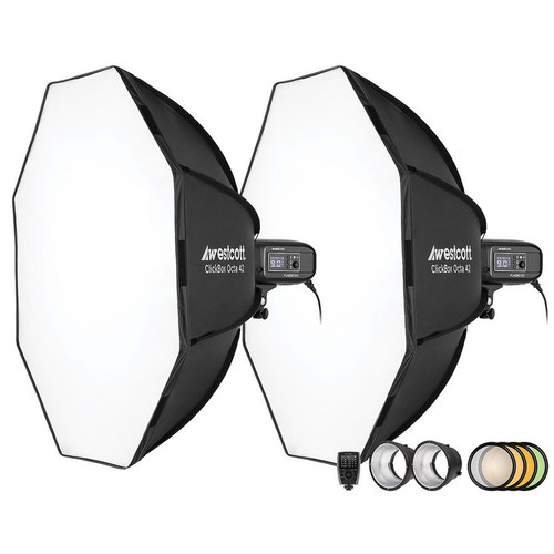 Westcott FJ400-SE 2-Light Studio Strobe Kit with FJ-X3 M Universal Wireless Trigger (110V)