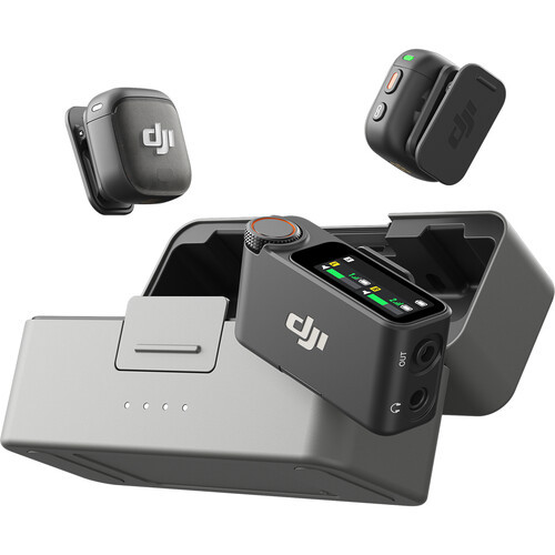 DJI Mic 3 2-Person Compact Wireless Microphone System/Recorder for Camera & Smartphone (300046)