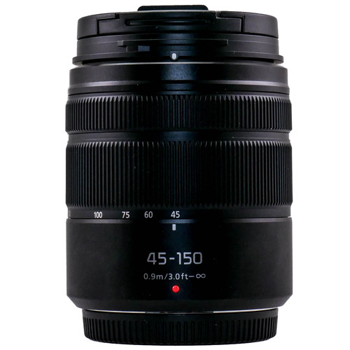 Used Panasonic Lumix G Vario 45-150mm f/4-5.6 ASPH. MEGA O.I.S. Lens (EX) (625657012)