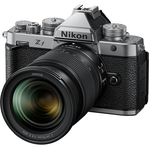 Nikon Zf Mirrorless Camera with 24-70mm f/4 Lens (Silver) (2016)
