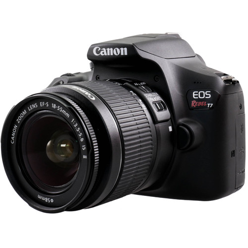 Used Canon EOS Rebel T7 DSLR Camera with 18-55 Lens (EX+) (625700127)