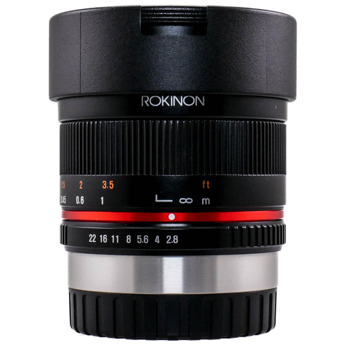 Used Rokinon 8mm f/2.8 UMC Fisheye II Lens for FUJIFILM X (EX) (625564011)