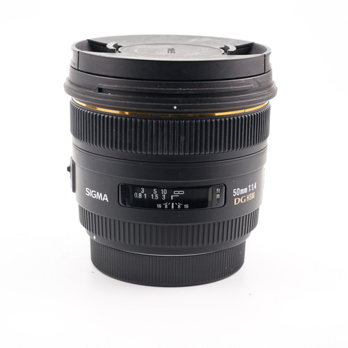 Used Sigma 50mm f/1.4 EX DG HSM Lens for Canon EF (EX+)