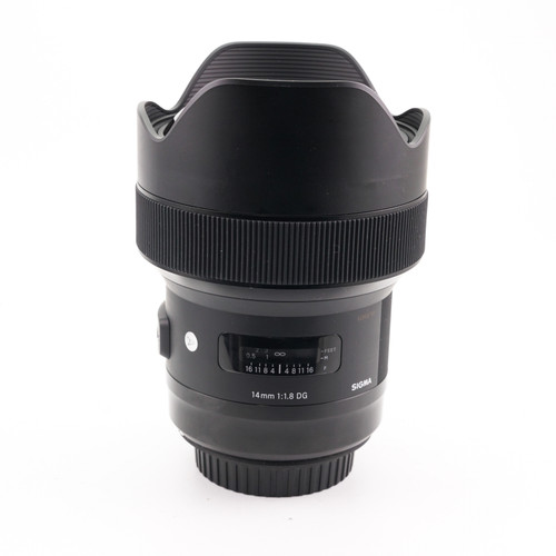 Used Sigma 14mm f/1.8 DG HSM Art Lens for Canon EF (EX+)