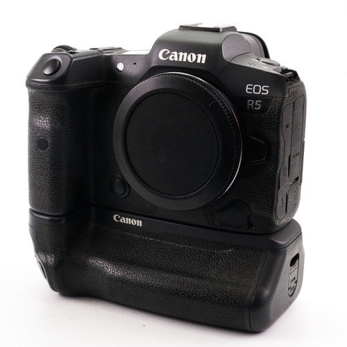 Used Canon EOS R5 Mirrorless Digital Camera Body with Vertical Battery Grip (EX-)
