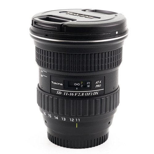 Used Tokina AT-X 11-16mm f/2.8 SD IF DX Lens for Nikon F