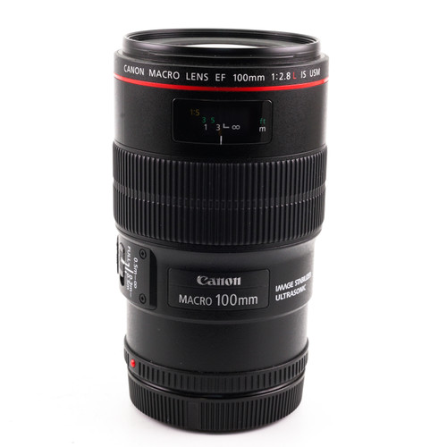 Used Canon EF 100mm f/2.8L IS USM Lens (EX+)