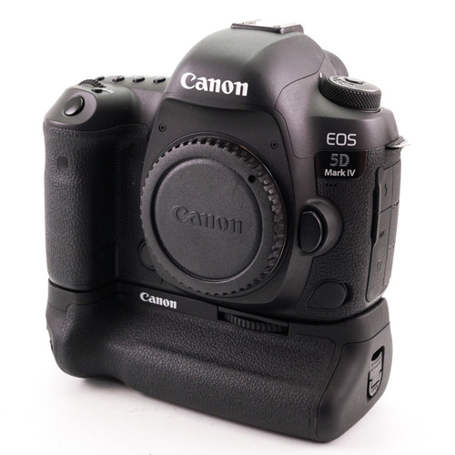 Used Canon EOS 5D Mark IV Camera Body with Camera Grip (EX+)