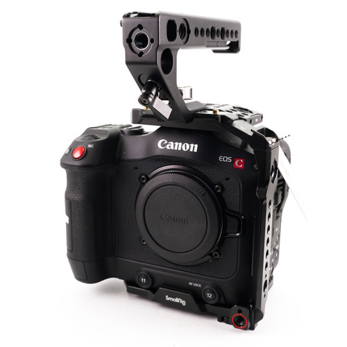 Used Canon EOS C70 Cinema Camera with Camera Cage (RF Mount) (EX+)
