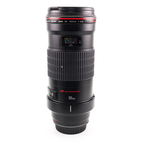 Used Canon EF 180mm f/3.5L Macro USM Lens (EX+)