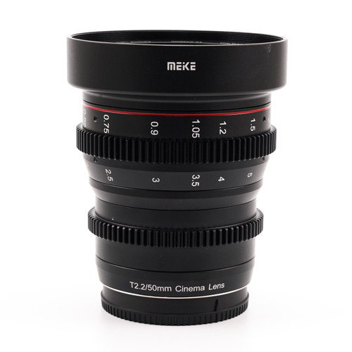 Used Meike 50mm T2.2 Cinema Lens for Sony E (EX+)