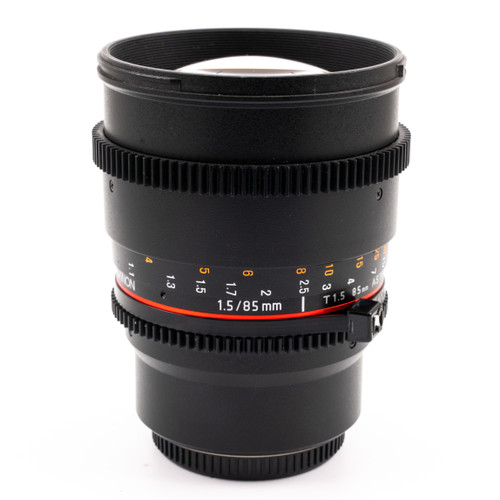 Used Rokinon 85mm T1.5 Cine AS IF UMC Lens for Micro Four Thirds (EX)