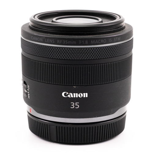 Used Canon RF 35mm f/1.8 IS Macro STM Lens (EX+)