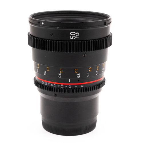 Used Rokinon 50mm T1.5 DSX Lens for Sony E (EX+)
