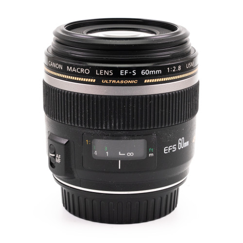 Used Canon EF-S 60mm f/2.8 Macro USM Lens (EX+)