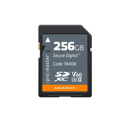 ProMaster Advanced SDXC 256GB UHS-II V60 Memory Card