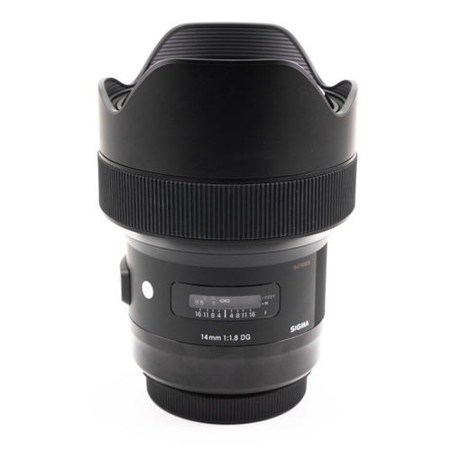 Used Sigma 14mm f/1.8 DG HSM Art Lens for Canon EF (EX+)
