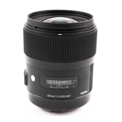 Used Sigma 35mm f/1.4 DG HSM Art Lens for Canon EF (EX+)