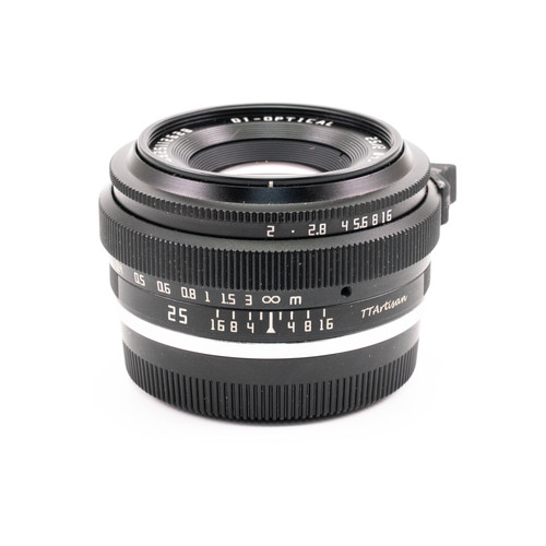 Used TTArtisan 25mm f/2 Lens for FUJIFILM X (EX+) 