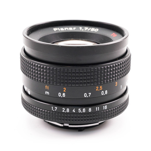Used Contax Zeiss Planar T* 50mm f/1.7 Lens (EX)