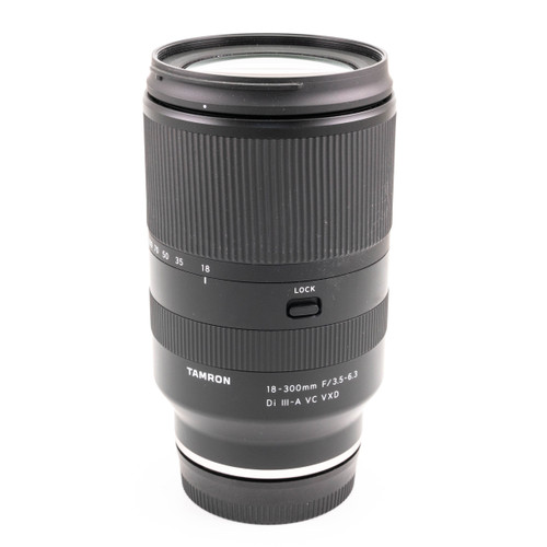 Used Tamron 18-300mm f/3.5-6.3 Di III-A VC VXD Lens for Sony E (EX+)