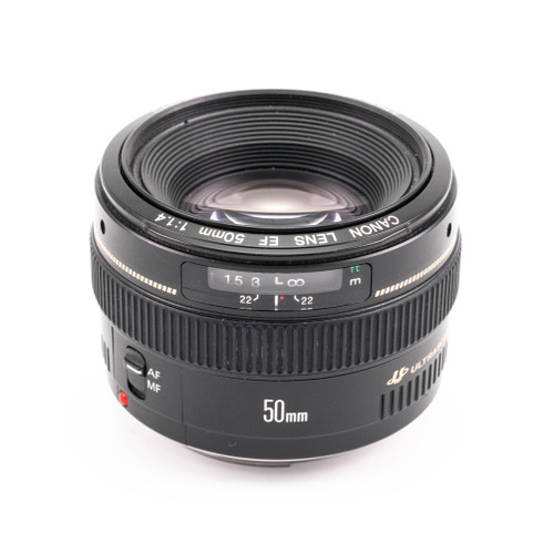 Used Canon EF 50mm f/1.4 USM Lens (EX+)