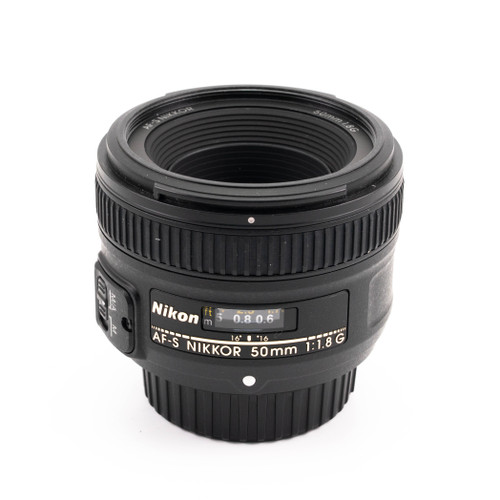 Used Nikon AF-S NIKKOR 50mm f/1.8G Lens (EX+)