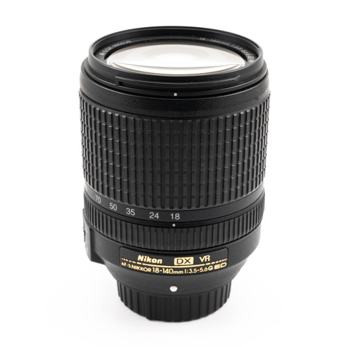Used Nikon AF-S DX NIKKOR 18-140mm f/3.5-5.6G ED VR Lens (EX)