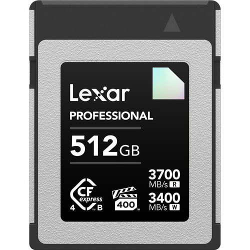 Lexar 512GB Professional DIAMOND CFexpress 4.0 Type B Memory Card