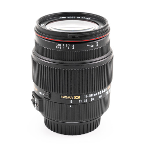 Used Sigma 18-200mm f/3.5-6.3 II DC OS HSM Lens for Canon EF (EX+)